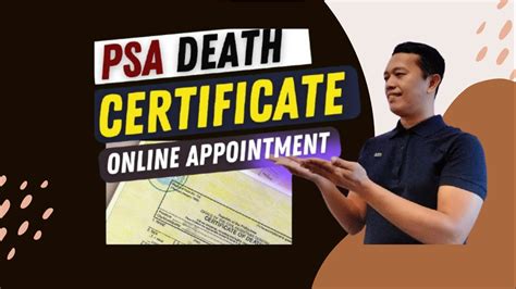 psa online appointment death certificate|Issuance of Viewable Online Request of Death Certificate at PSA .